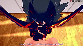 Ryuko matoi fucks hard in pov kill la kill fantasy