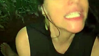 Latina goddess sucks hard cock with delight