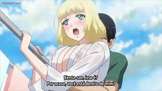 hentai anime compilation - too naive blonde redhead anal assfucking creampie