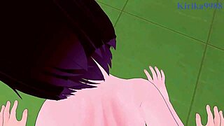 Shizuka and Beatrix in intense hentai action - Zom 100