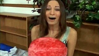 His cock went rock-hard to see her pink pussy