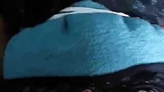 debuting aunt's used lingerie for anal 😈