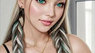 Sensual Swedish teen in erotic fantasies and orgies