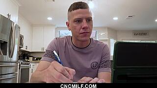 lucky guest freeuses the homeowner's wife in various positions, from blowjob to doggystyle