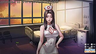 I got a surpise handjob from nurse Yui