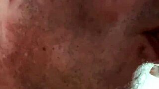 gay guy gagging in toilet on friday.