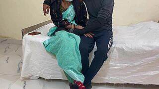 Sexy Horny Brunette Girl Riding Cock Intensely in Bedroom