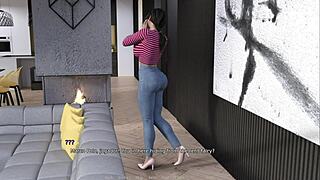 surprise handjob after a shower perfect body