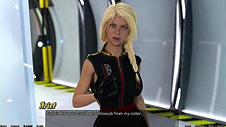 Stranded in space 84, blonde virgin caught with her step sister