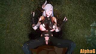 i can't get enough of shenhe in this anime hentai