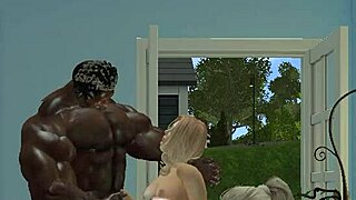 old negro bull flashes huge dick on facetime, white girls come running 😏