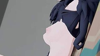 Kazusa Beast in 3D hentai.