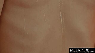 kinky cutie spanking her ass while masturbating 😈