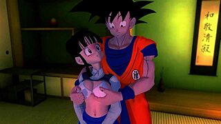 In Dragon Ball Zex, Chichi engages in intense fucking with Goku and Gohan in this fantasy hentai scene.
