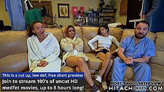 Two Nurses Give Aria Nicole Multiple Orgasms In Hospital Research!