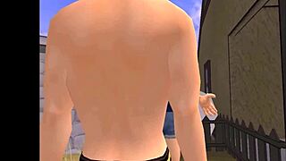 Bonetown Vacation starts with a wild 3some. A whore and wife clash on holiday!