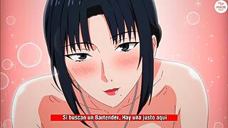 mom on visit, we have anal sex and creampie in anime style 😏