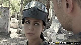 i'd rather suck this big cock than play paintball with my tits bouncing