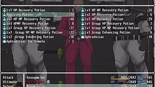 Fat old man owns living fleshlight strike squad with big tits