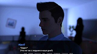 echoes of lust gameplay shows shaved pussy fingering in episode 2 part 9. panties off for sexy solo action!