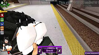 ready for a gangbang in whoreblox game? watch the banging and cumshot