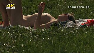 Can You Believe This Cute Teen Masturbating Outdoors?