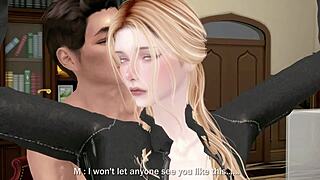 My Boss Fucking My Wife 04-In Office With Husband Working Downstairs-Sims 4 Porn Romantic Sex