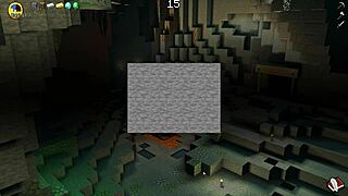 Milf With Big Tits Plays Hornycraft Parody