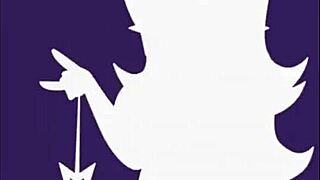 Ashley Graham's futanari tit fucks in hentai game