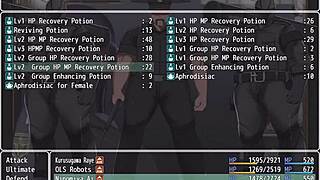 Fat old man owns living fleshlight strike squad with big tits