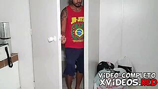 The stepdaughter fucks her father in law