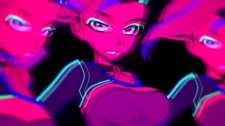 moikaloop performs a sexy dance in cartoon anime hentai