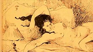 Exploring vintage drawings from the past – they're quite intriguing and artistic