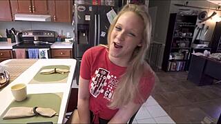 My Girlfriend's Hot Older College Step Sister Part 1 - Mia Vallis!