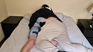 look at this fat couple sucking big cocks in a short video