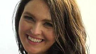 total slut krissy lynn gets double penetration in front of her new cuckold