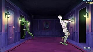 trick or treat pmv featuring hmv and arckom in 3d anime style