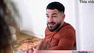 hey, that geeky latina teen is getting a naughty study session with her stepdad 😈