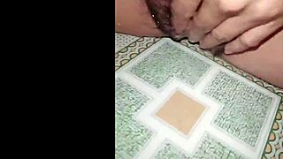 Amateur couple continues fucking after he cums