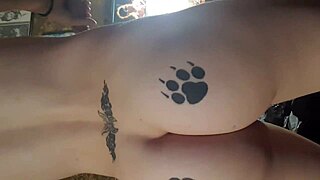 My latina freak licks my big cock and sucks it deep.