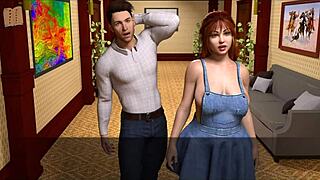 Nursing back to pleasure in this 3d hentai scene