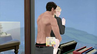 My Boss Fucking My Wife 04-In Office With Husband Working Downstairs-Sims 4 Porn Romantic Sex