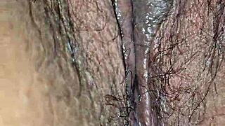 Latina milf couple close up on ass and small tits