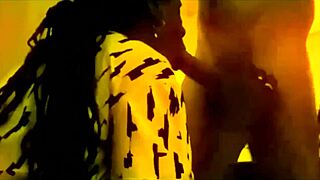 Claudia calls me in bathroom, sucks, ends with cum in ass