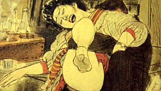bold vintage erotic drawings from asian anime comics