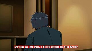 mom on visit, we have anal sex and creampie in anime style 😏