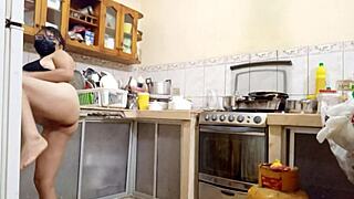 i'm the brunette stepdaughter masturbating with stepmother in homemade porn