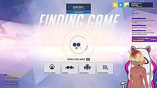 Vtuber LewdNeko gets spanked while playing Overwatch part 2, what a fun game!