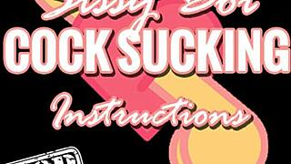 sissy boi cock sucking instructions