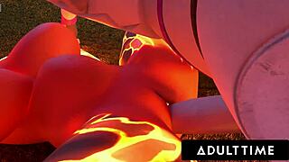 Big Titty Futanari Femdoms Deliver Facial And Creampie With Big Dick Robots